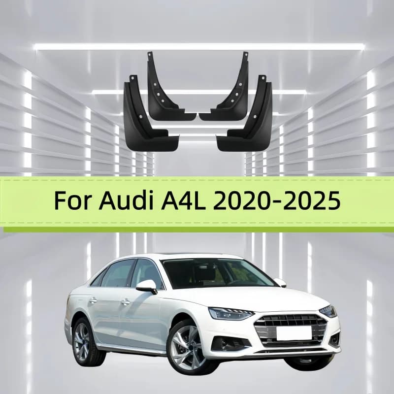 Car Mud Flaps Fender For Audi A4L 2020-2025 Front And Rear Wheels Mudflaps Splash Guard Protection Accessories