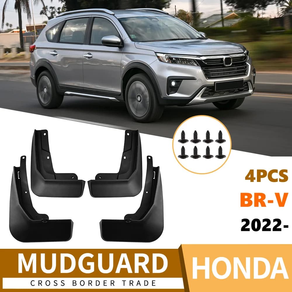 For Honda ALL NEW BR-V 2022BRV fender tiles front and rear auto accessories mud flaps car accessories mud flaps