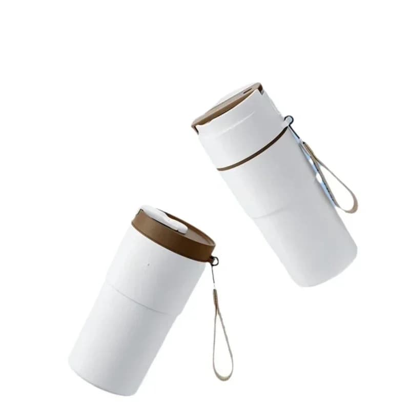 Stainless steel small mini portable multi-functional thermal insulation and cold juicer