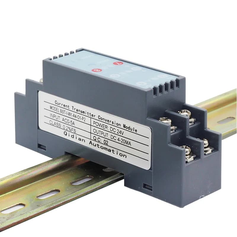 AC Current Transducer 0-1A 5A 10A to 4-20mA 0-10V Output Voltage Signal Converter