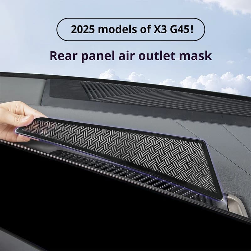 Car Dashboard Air Conditioning Outlet Protection Cover Interior Decoration For BMW X3 G45 G48 2024-2025 Sticker Accessories