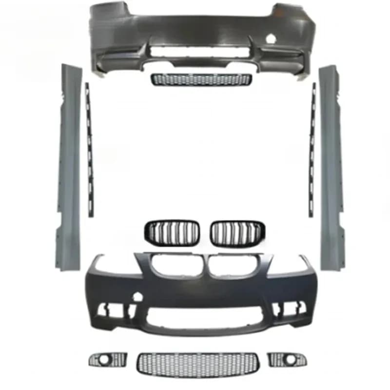 Modification PP Plastic M3 Car Bumpers Front Bumper Side Skirts Upgrade 3 Series E90 Accessories E92 Body Kit for E90 E92