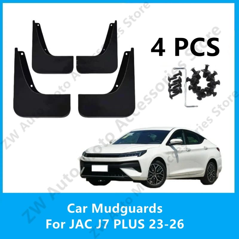 Car Mudguards For JAC J7 PLUS 23-26 Mud Guards Fender Flare Mudflaps Exterior Parts Auto Accessories Refit