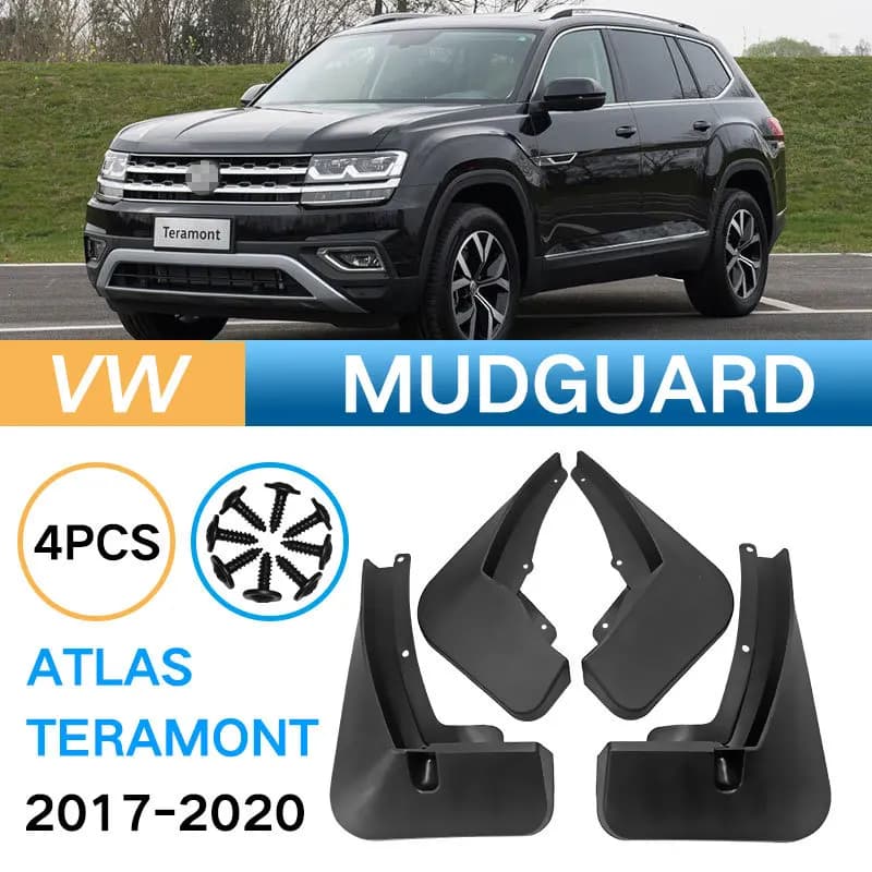 Car Auto Fender Mud Flaps Splash Guards Mudguard for Volkswagen Teramont 2017–2020 Front Rear Wheel Full Protection