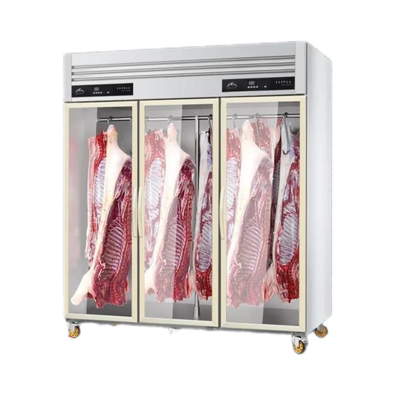 Commercial vertical refrigerated fresh-keeping cabinet display cabinet beef and mutton meat freezer hanging meat cabinet freezer