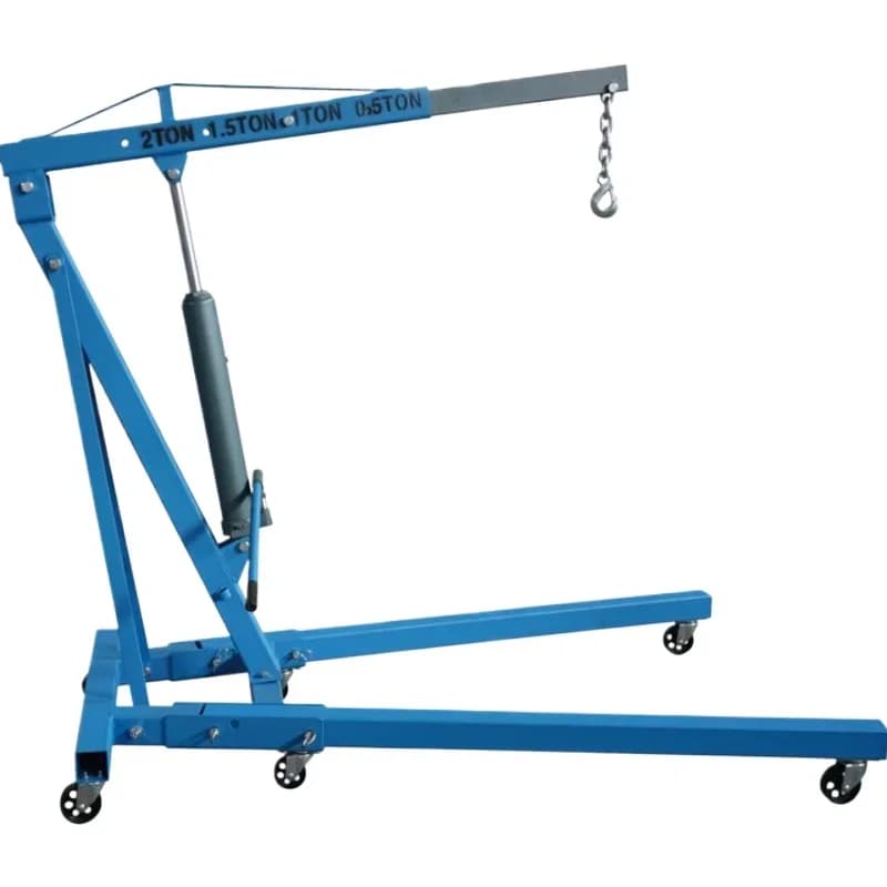 Crane engine bracket folding hydraulic mobile hanger for automobile engine maintenance engine disassembly and handling