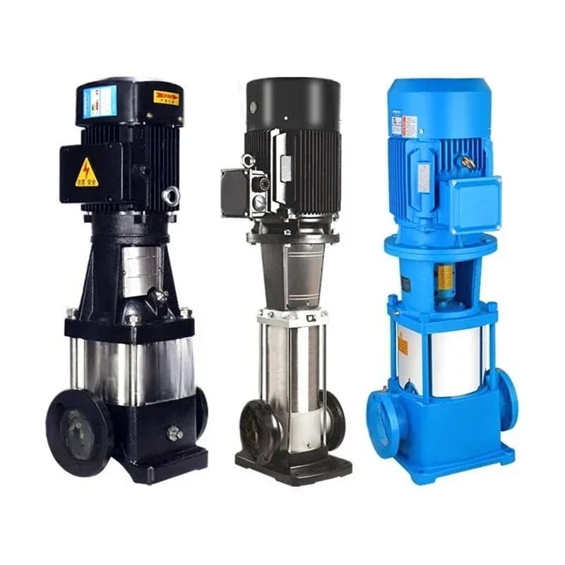 Stainless steel lightweight multistage pump, vertical multistage pipeline centrifugal pump