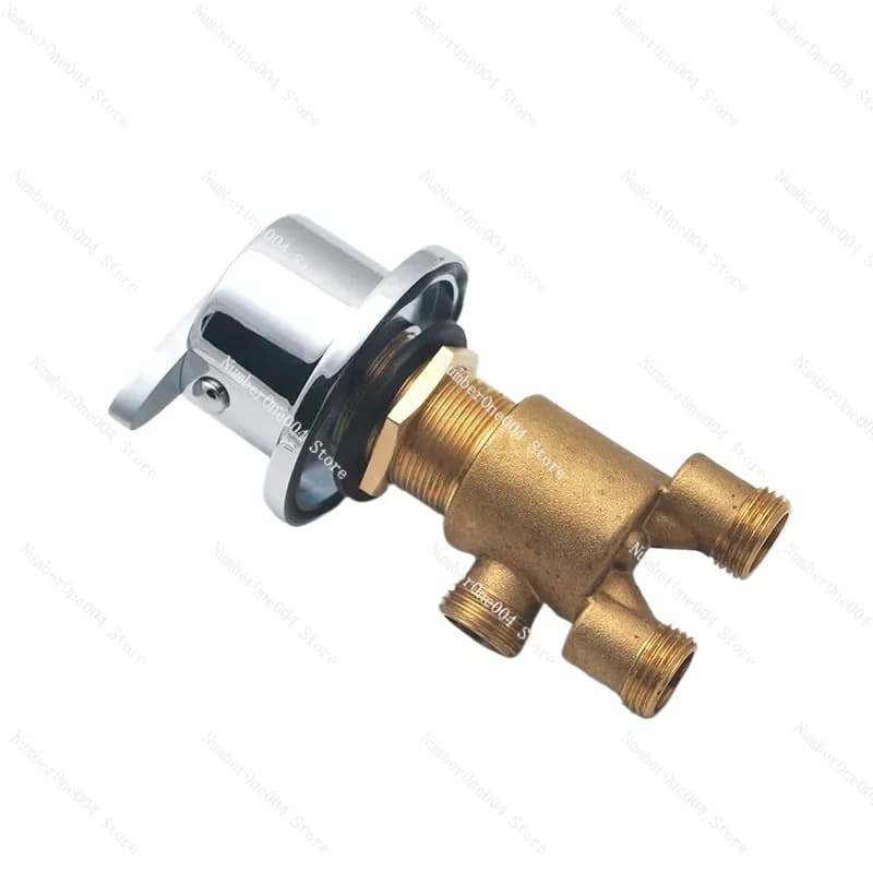 1 in 2 Out Bathtub Valve Set , Bathroom Separator for Tap and Sprinkler , Shower Room Faucet Switch