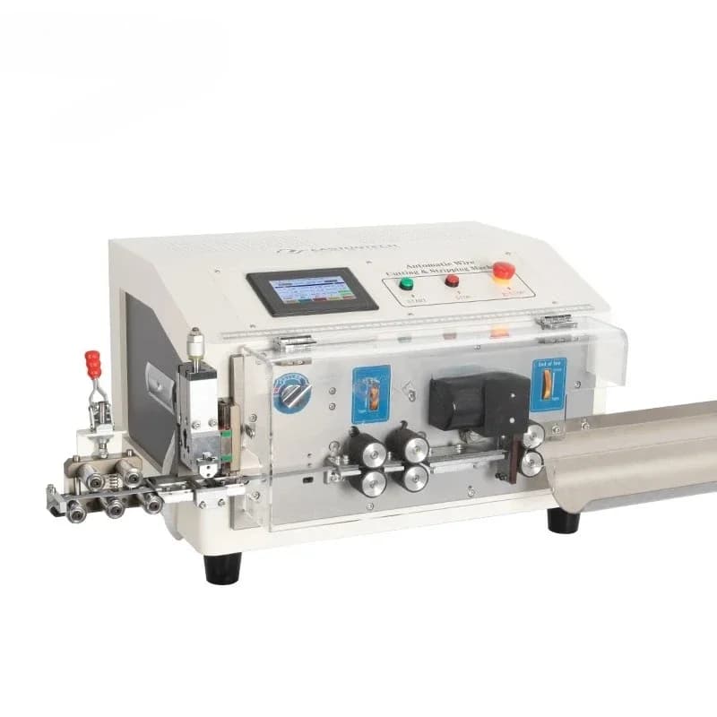 Automatic 2-12P Flat Cable Splitting Stripping Machine EW-3045 Ribbon Wire Cut Split Peel Machine