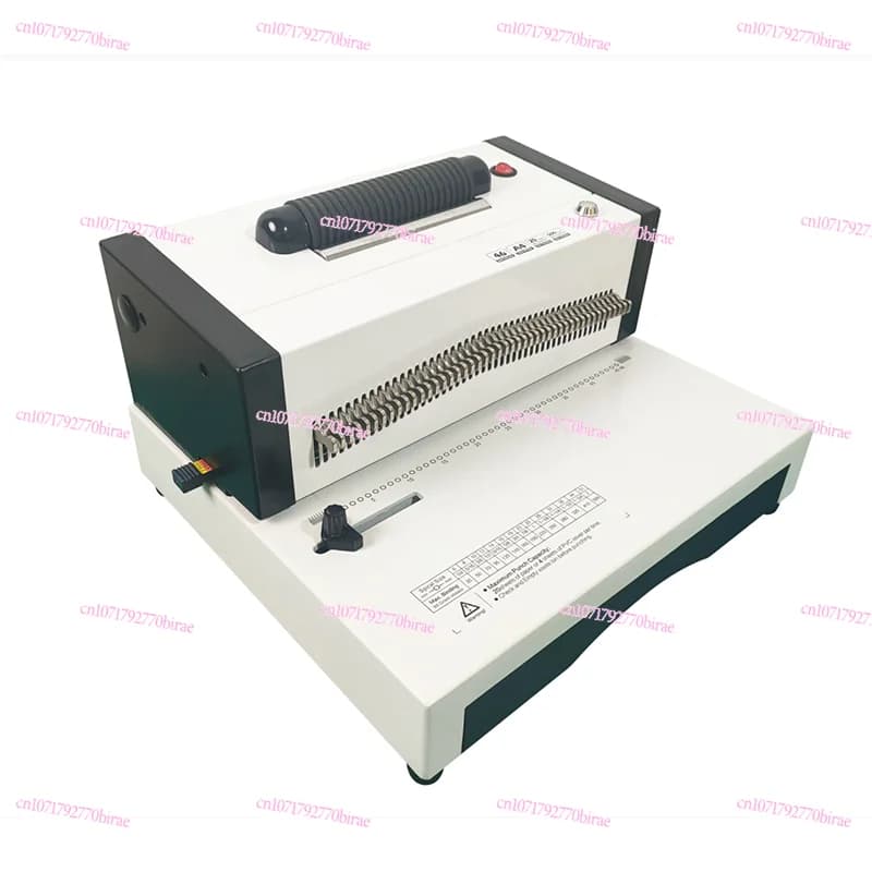 SE25A Desktop Electric Office Equipment A4 Spiral Plastic Coil Punching and Binding Machine