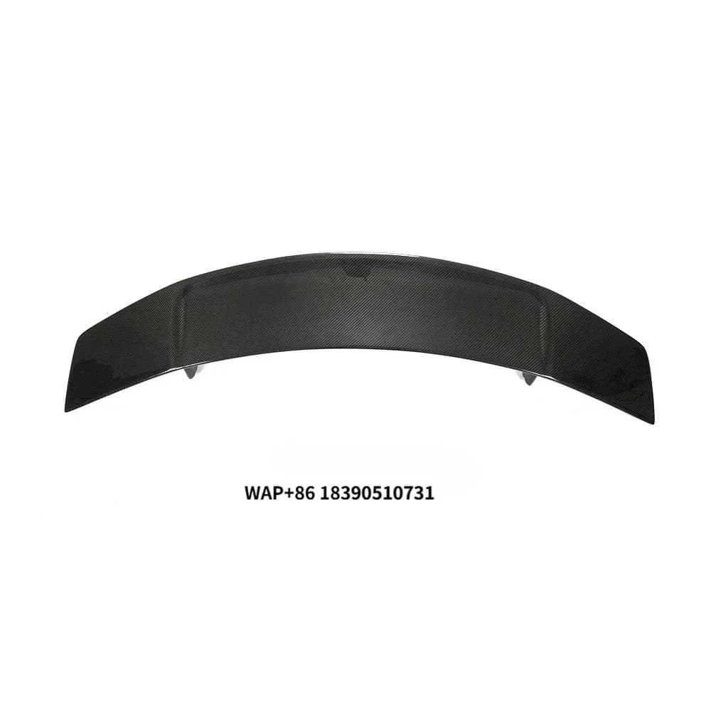 Perfect High Quality 2016-2018 Dry Real Carbon Fiber Rear Trunk Wing Spoiler For R8 Car Spoilers