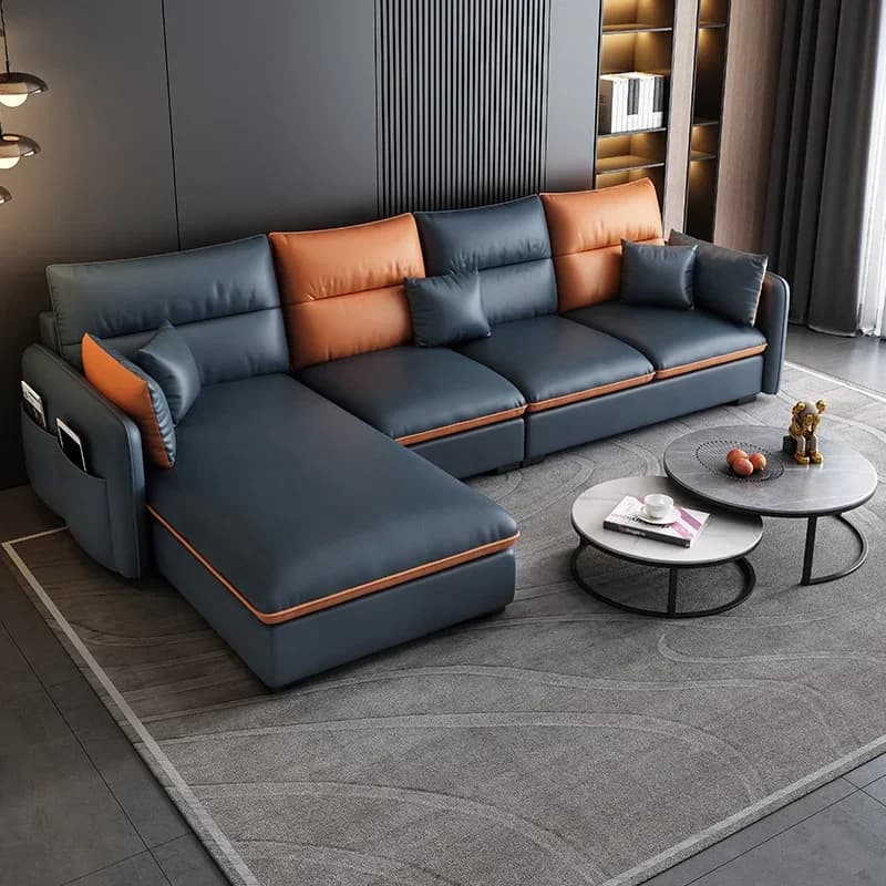 Modern Aesthetic Living Room Sofas Soft Cheap Chinese Save Space Lounge Living Room Sofas European Koltuk Takımı Home Furniture