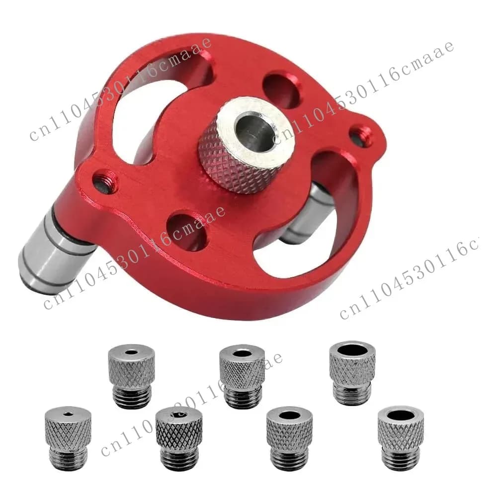 3-10 mm Woodworking Pocket Hole Clamp Self-centering Bit Pin Clamp Kit with 8 Steel Bushing