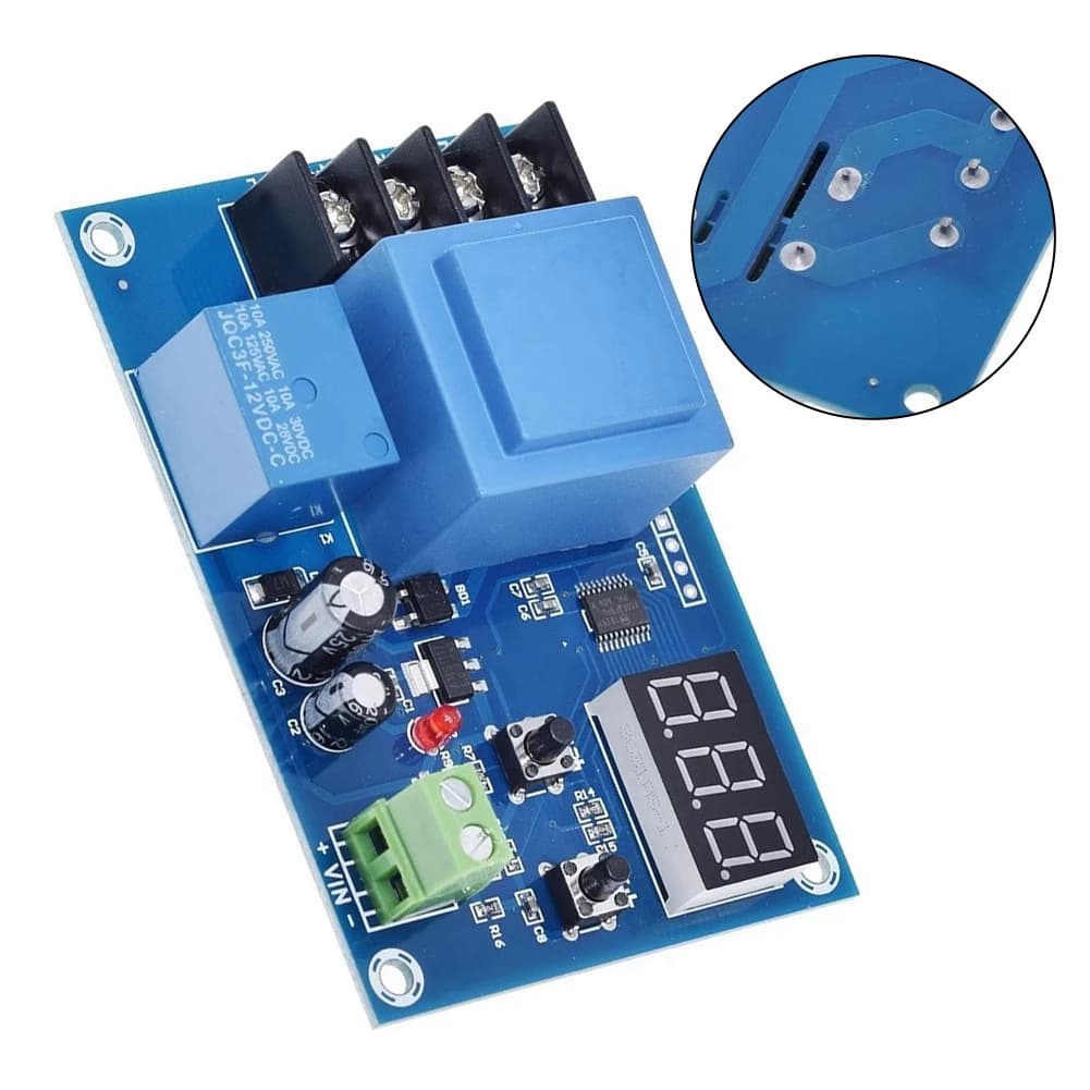 XH-M602 Digital For Battery Charging Control 3.7V-120V Adjustable Voltage Detection P/rotection Board For Lithium For Battery Fo