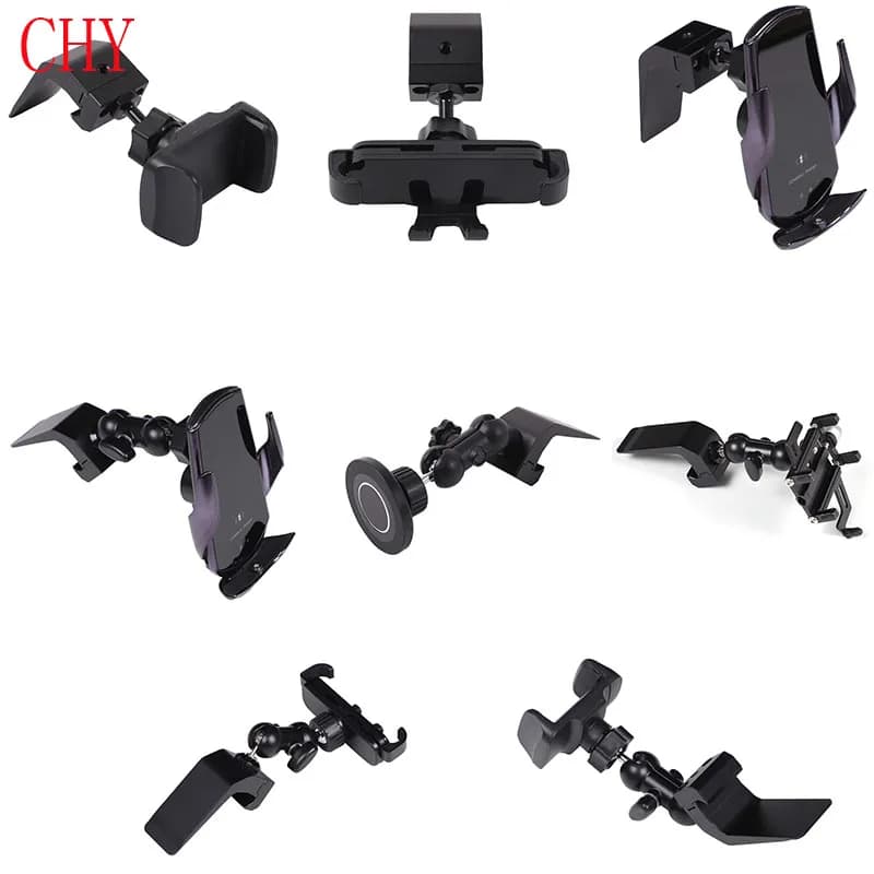 1piece set ABS For Toyota Land Cruiser Prado 250 LC250 2024-2026+ Car Navigation Screen Above Mobile Phone Holder Accessories