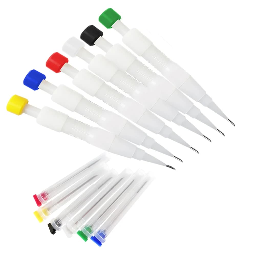 New Design 0.7mm-1.2mm FUE Choi Hair Transplant Pen Implant Pen Plastic Eyebrow Beard Implanting Pen, 1/5/10PCS