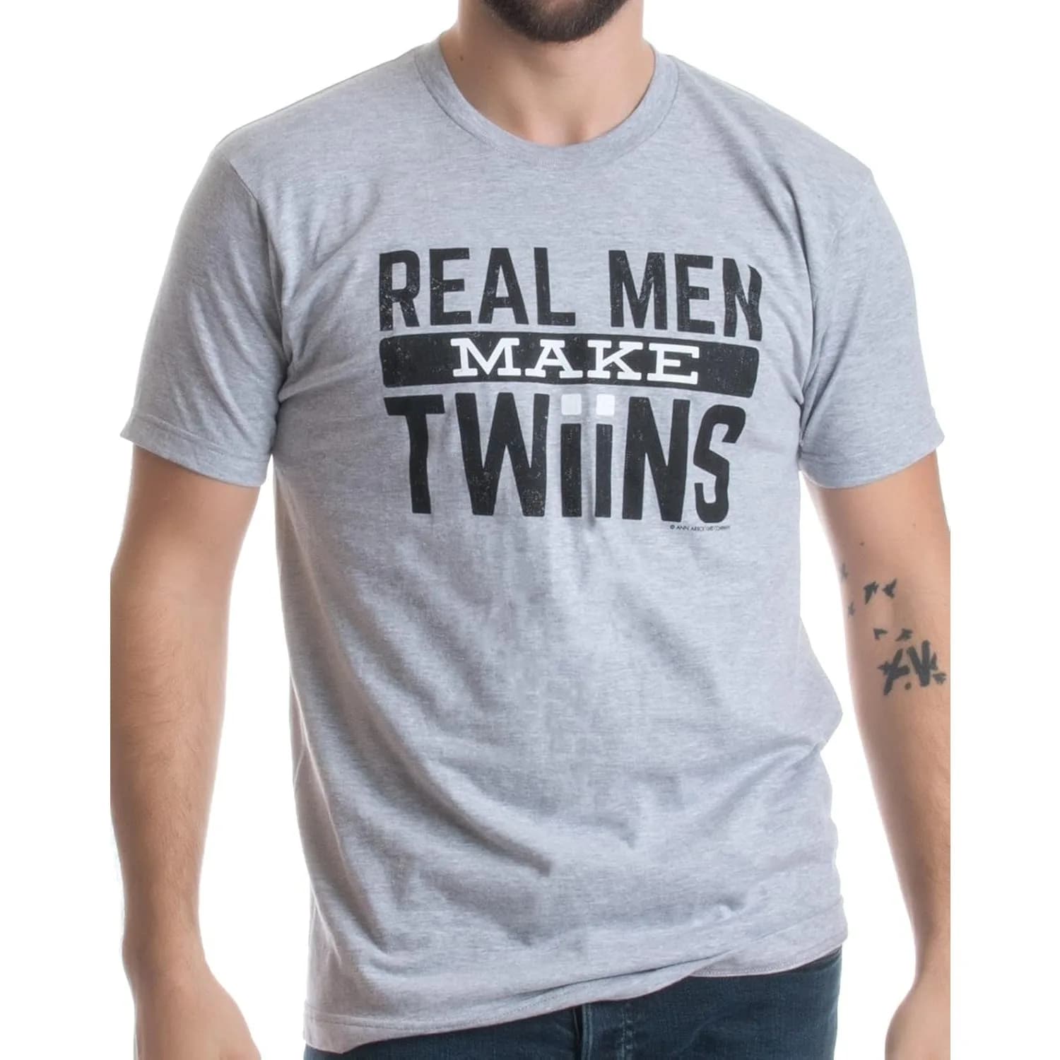 Real Men Make Twins | Funny New Dad Father's Day, Daddy Humor Unisex T-Shirt