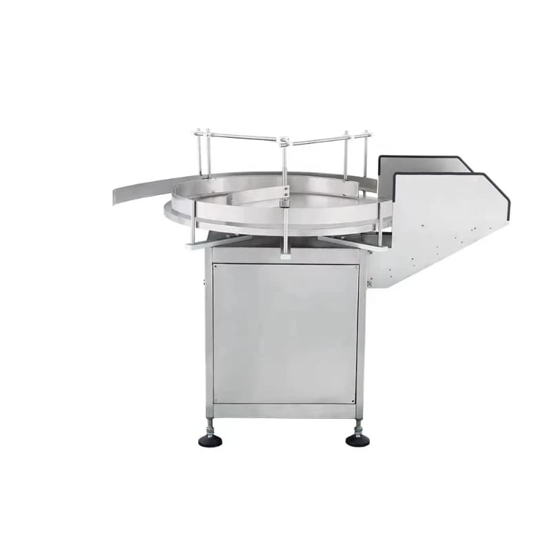 Round rotating plastic glass bottle feed collector food packaging sorting turntable interpreter
