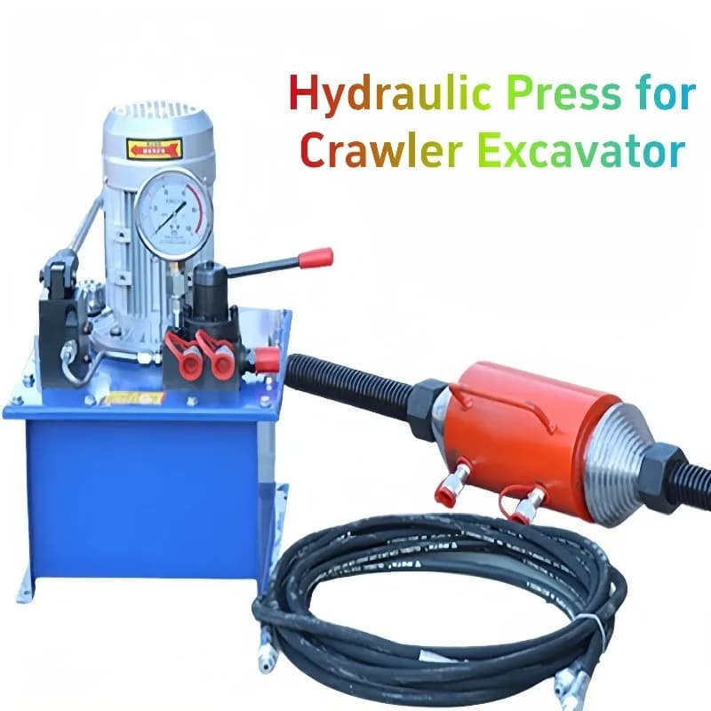 Hydraulic Bushing Press Machine Sleeve Chain Press for Crawler Bulldozer Repair Jobs - Heavy-Duty Equipment Repair Tool