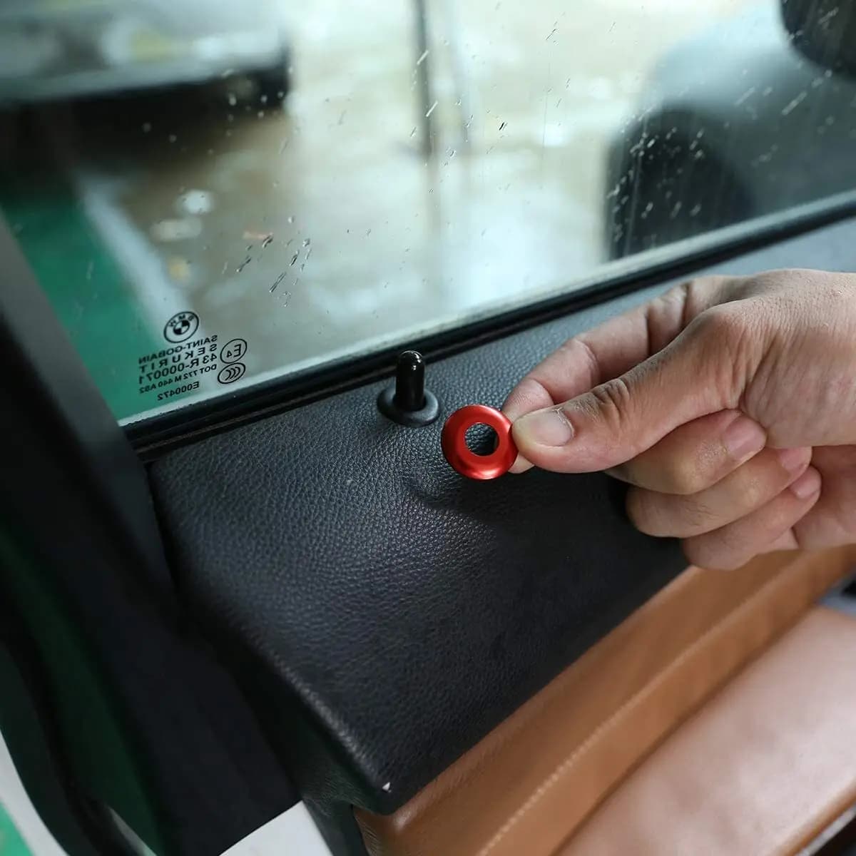 Car Security Door Pin Lock Alloy Door Lock Knod Cover For BMW M Sport M1 M3 M4 M5 M6 E90 E39 F30 F10 E87 X3 X4 X5 X6 X7 G30 G20
