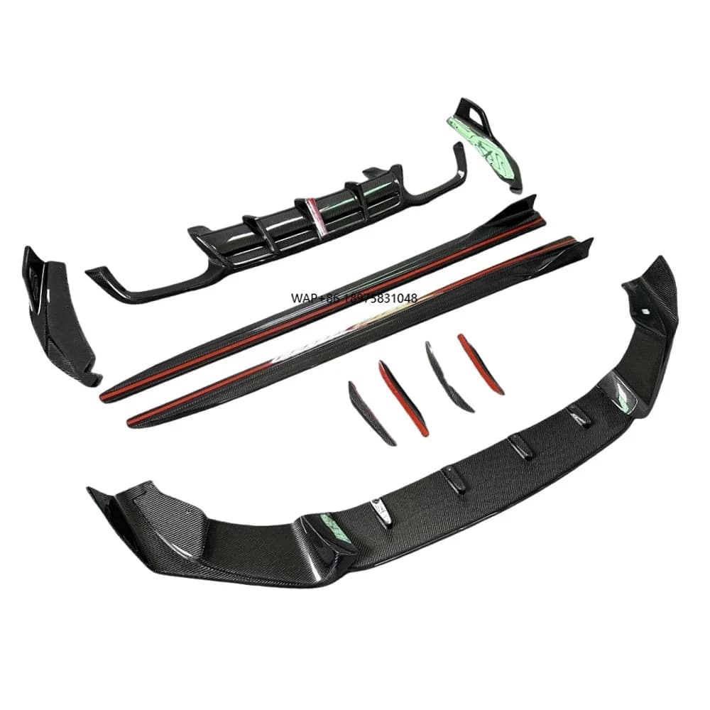 For F97 X3M Body Kit Upgraded Carbon Fiber Front Lip Diffuser Side Skirt Rear Diffuser Spoiler for Specific Models