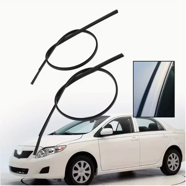 Left  Right Car Roof Rubber Drip 136cm Side Finish Moulding Seal Strip Trim For Toyota Corolla Sedan E18 2007 - 2013 75555-02110