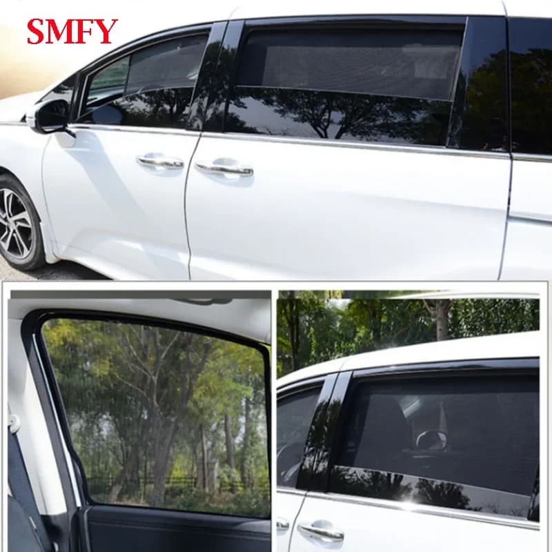 For Nissan Armada Patrol Y62 2015-2023 Magnetic Sunshade Car Side Window Sun Protection Cover Heat Insulation Mesh Curtains