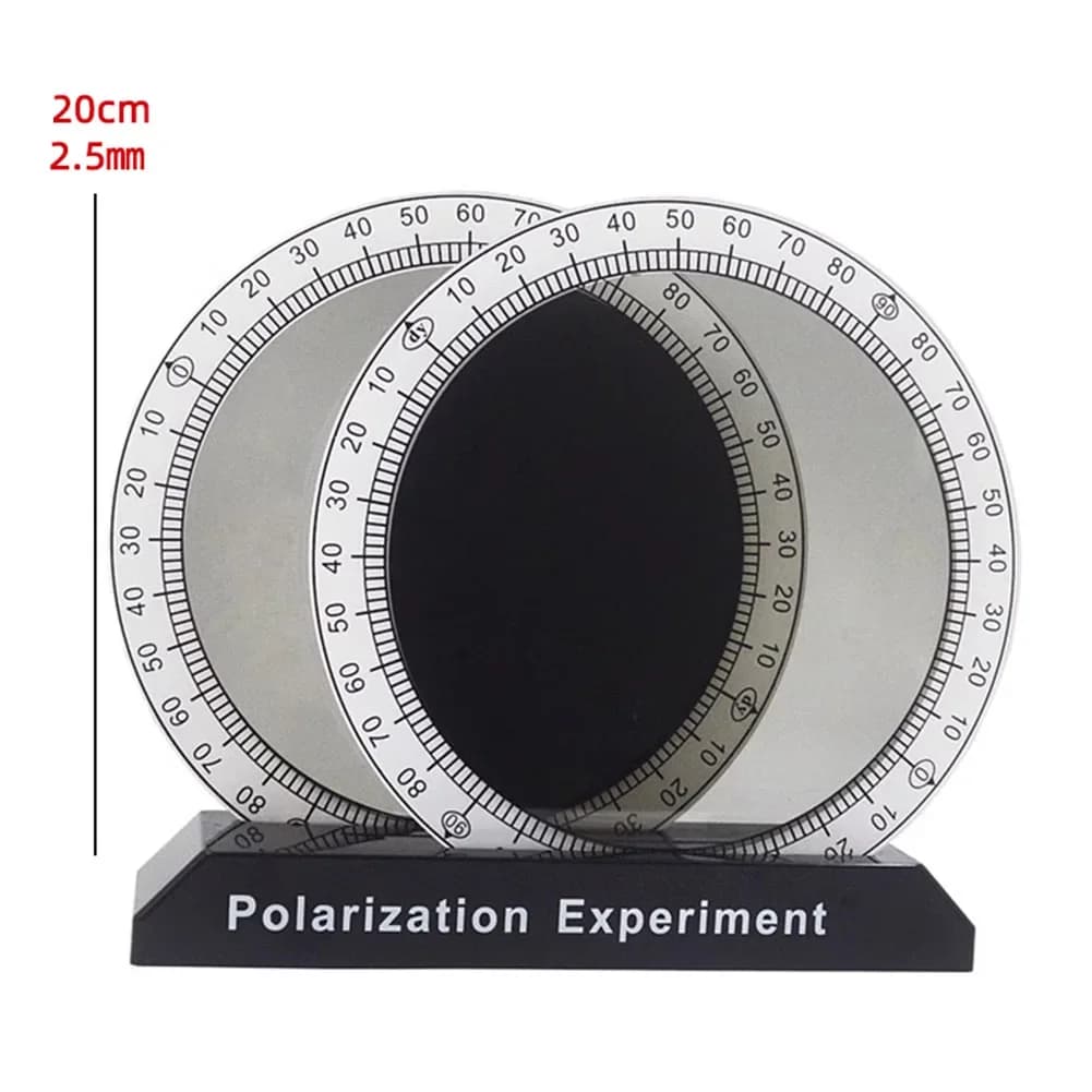 Optical Polarizer Student Experimental Teaching Material Demonstrator Test  Optical Interference Phenomenon Color Polarizer