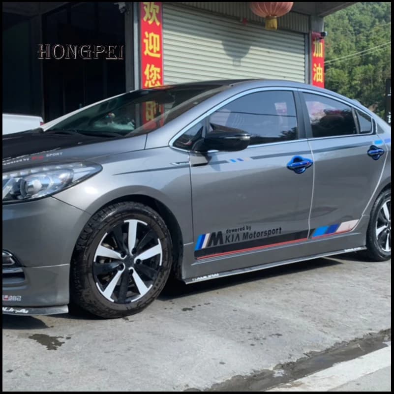 Car Styling For Kia Cerato Forte 2014-2017 K3 Door Side Rearview Mirror Cover With Horn Auto Parts Accessories