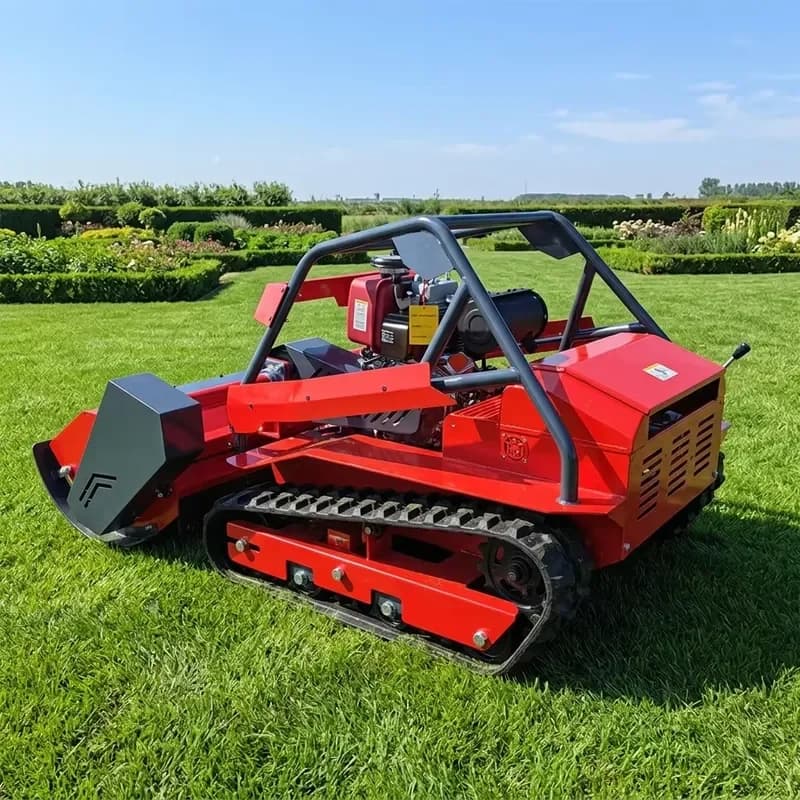 Factory Price 1000mm Diesel Crawler Flail Mower Remote Control Lawn Mower for Orchard