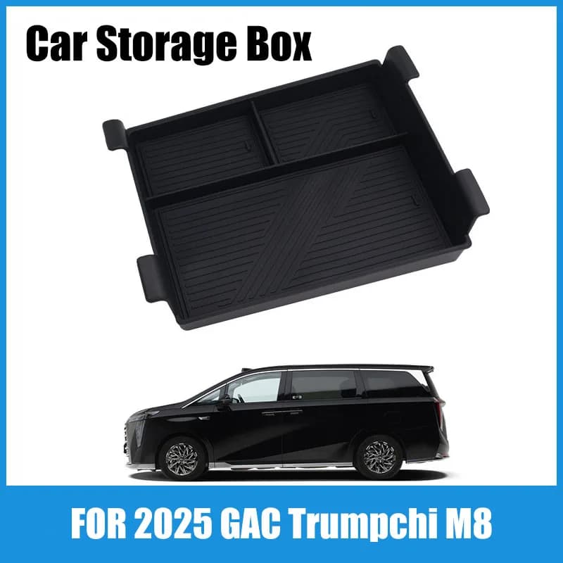 Suitable for 2025 GAC Trumpchi M8 central control armrest box storage box storage box storage car supplies