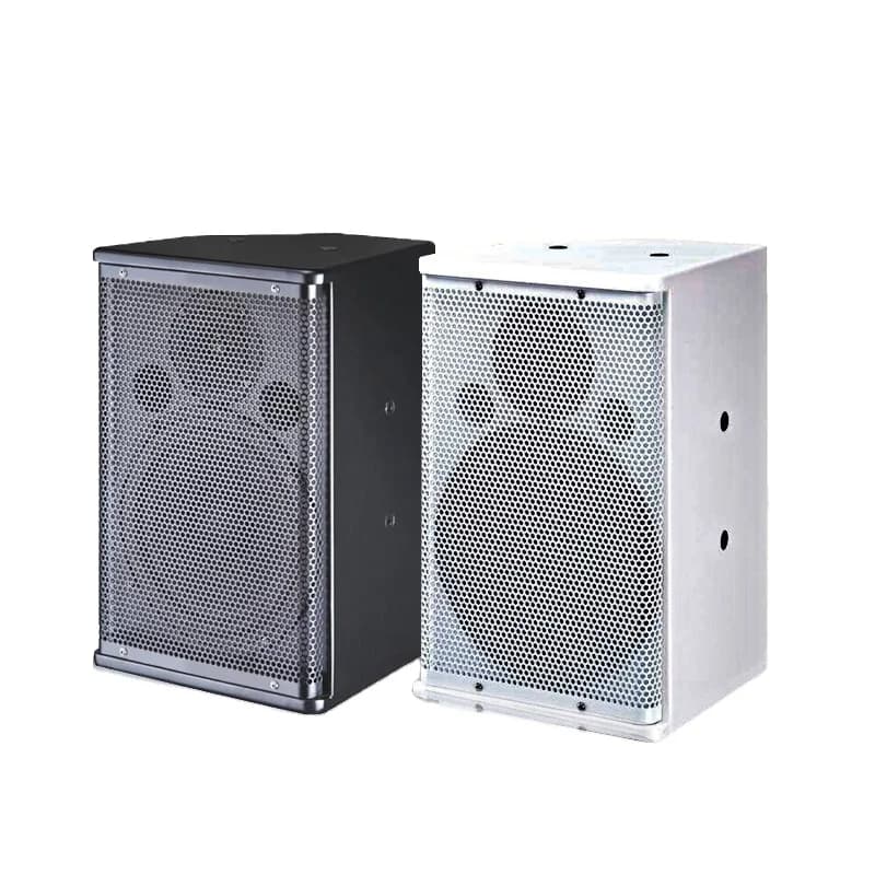 Black White Indoor Passive Studio Audio Sound System 8 Inch Professional Wooden Ktv Speaker