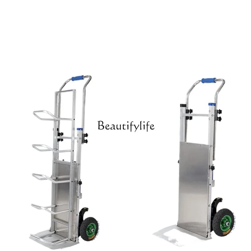 54-Bottled water electric climbing machine water delivery artifact upstairs handling ultra-light bottled water hand-pulled cart