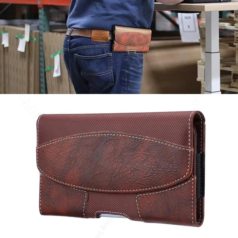 For OnePlus Nord CE6 Lite Flip Magnetic Phone Pouch For OnePlus Nord CE 5 6 3 2 4 Lite Waist Bag Phone Holder Leather Cover Case