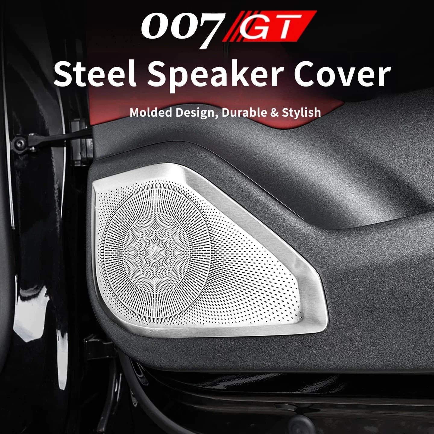 For Zeekr 7GT 007GT 2025 2026 Car Full Set of Stainless Steel Air Vent Decorative Trim & Speaker Protective Covers