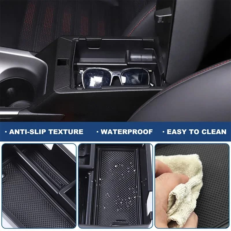 ABS Central Console Armrest Storage Box Organizer Tray Armrest Container For Alfa Romeo Tonale 2022-2024 Interior Accessories