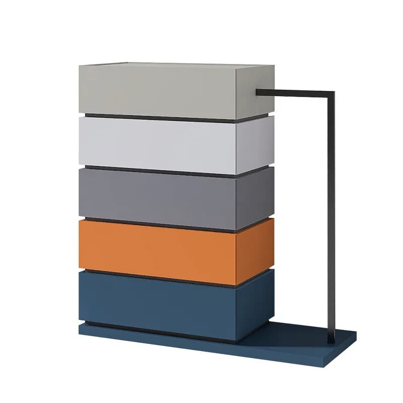 Italian minimalist chest of drawers, coat rack, bedside locker, modern dresser storage combination, bedroom floor hanger