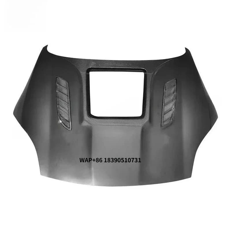 Half Carbon Fiber Transparent Glass Style Engine Cover Hoods Car Carbon Hood for F TYPE 2013 - 2020