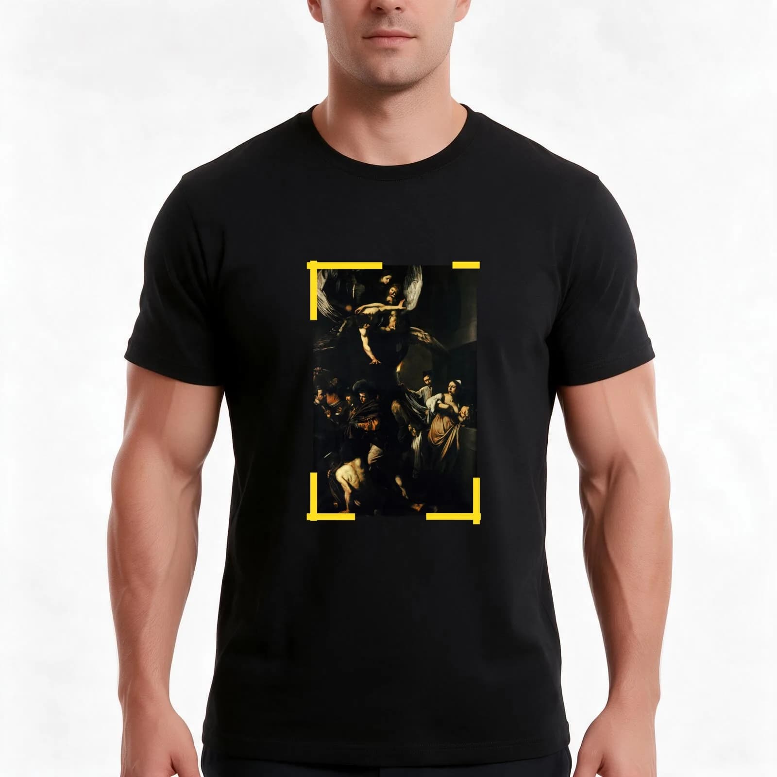 The Seven Works Of Mercy'' T-Shirt, Summer Casual Cotton Tee, Oversized Streetwear Tops, Vintage Graphic Print, Unisex Men Women