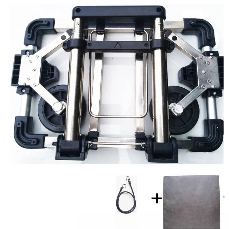 Folding small pull cart, ultra-small pull rod cart, portable pull cart, home shopping shopping, pulling goods, travel