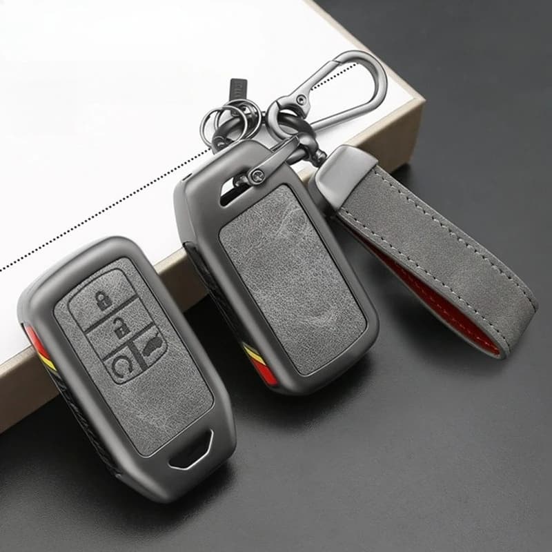 Zinc Alloy Key Cover Case for Honda Civic 10th Gen/Accord/UR-V/Inspire/XR-V/Breeze/CR-V/Lingpai/Vezel - Protective Key Fob Shell