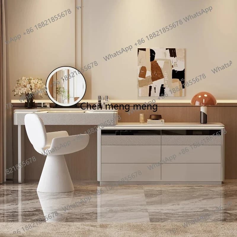 Luxury Modern Standing Jewelry Box Mirror Dresser For Bedroom Full Bedroom Furniture Chest Drawers For Makeup Toiletries