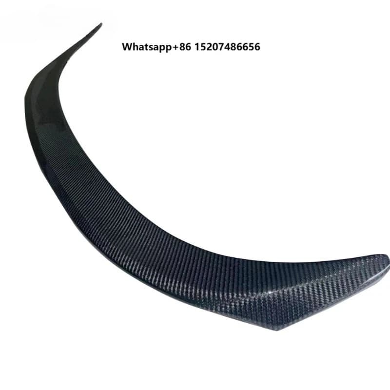 Adhesive Carbon Fiber Rear Spoiler Roof Wing Fits  2012-2015  No Cutting & Drilling Installation