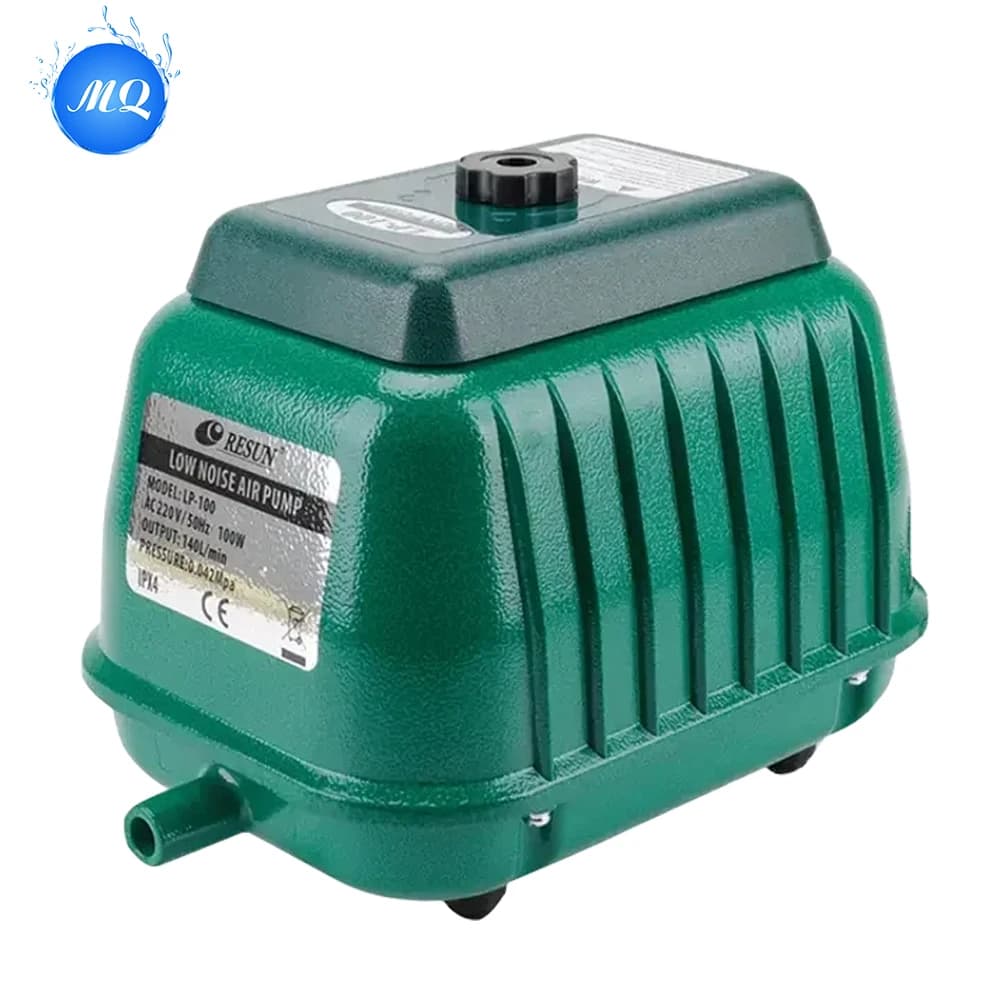 Resun LP-20/40/60/100/120 Aquarium Fish Pond Tank Low Noise air Pump Superpower Oxygen Pump