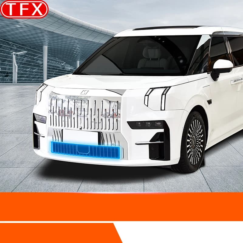 Auto Parts For Zeekr 009 2024 2023 2022 Car Front Grille Insect Proof Net Radiator Condenser Protective Cover Accessories