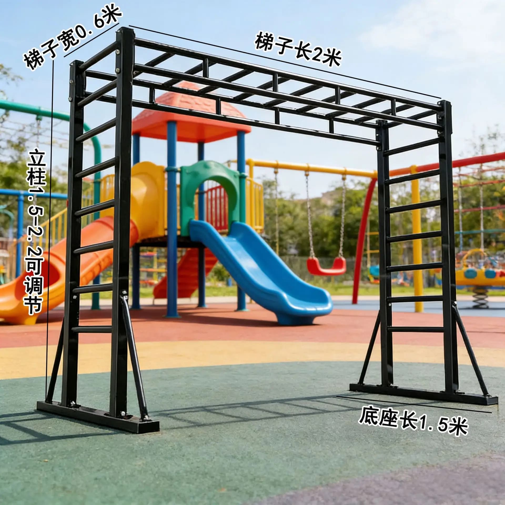 HYS free fixed climbing frame adult horizontal bar fitness ladder comprehensive physical training kindergarten family indoor