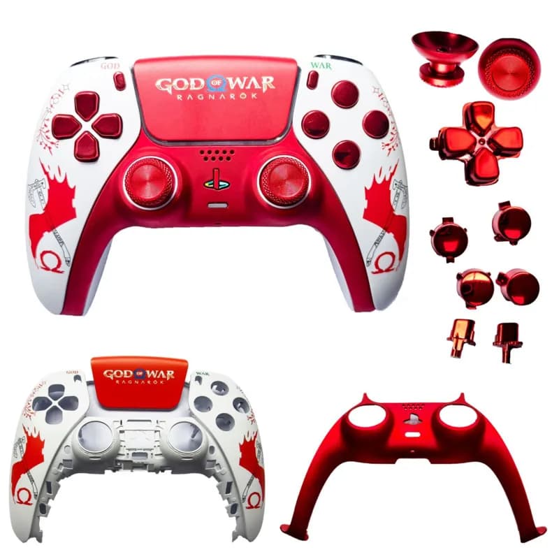Housing Case Kit For PS5 Controller Shell BDM-10To50 For PS5 God Of War Ragnarok Front Back Cover Touchpad Buttons