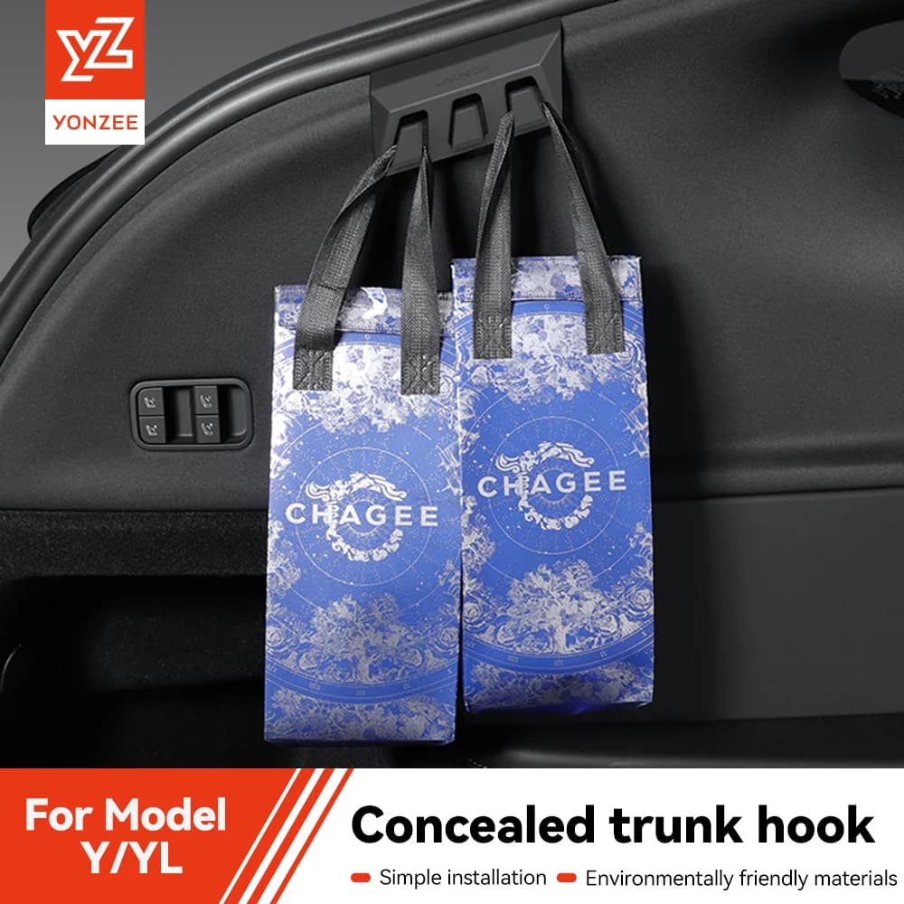 YZ Trunk Hooks for Tesla Model YL Y Juniper Rear Boot Left And Right Side Concealed Cargo Auto Fastener Clip Car Accessories