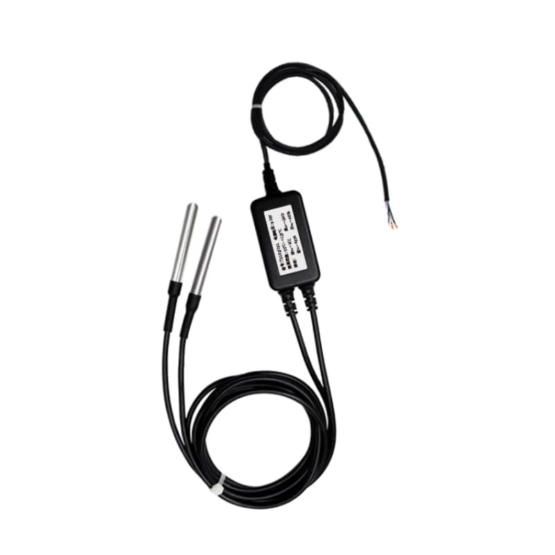 High-precision 485 temperature sensor 18b20waterproof industrial temperature probe modbus acquisition module