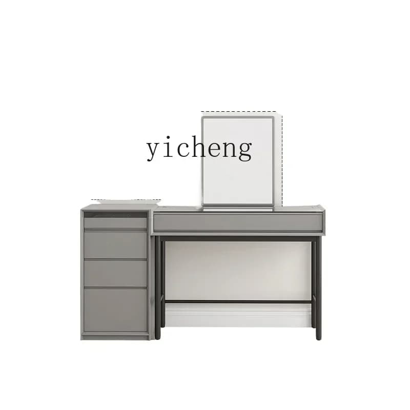 TQH Italian minimalist dressing table, solid wood dressing table, bedroom modern minimalist storage cabinet dressing table